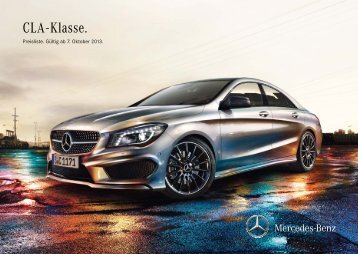 Download Preisliste CLA-Klasse - Mercedes-Benz Deutschland