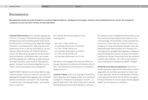 Broschüre der C-Klasse herunterladen (PDF) - Mercedes-Benz ...