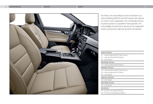 Broschüre der C-Klasse herunterladen (PDF) - Mercedes-Benz ...