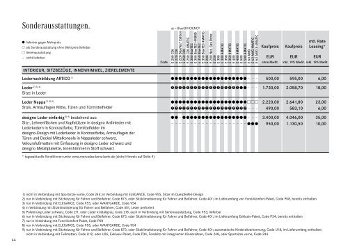 Download Preisliste E-Klasse Limousine - Mercedes-Benz ...