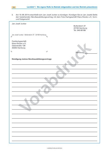 Lernsituationen Büromanagement - Merkur Verlag Rinteln