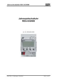 MEG6606-0008 Jahreszeitschaltuhr REG-K/8/800 - Merten