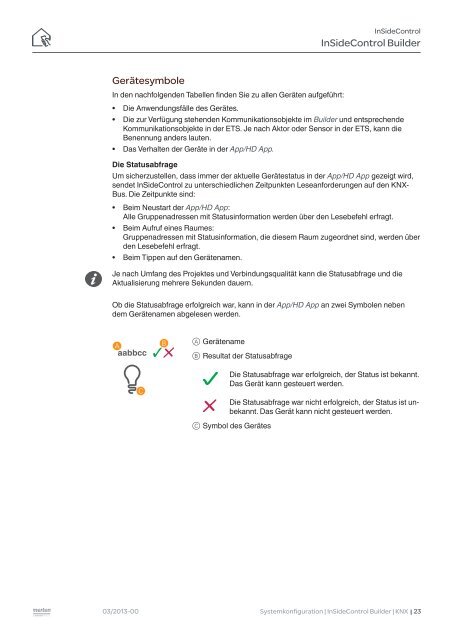 Benutzerhandbuch InSideControl Builder SystemÃ¼bersicht - Merten