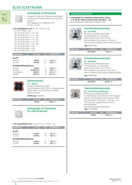 ELSO Katalog 2014 (Deutschland) - Merten