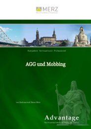 AGG und Mobbing - Anwaltskanzlei Merz - Dresden