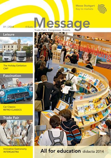 Message issue 1/2014 - Messe Stuttgart