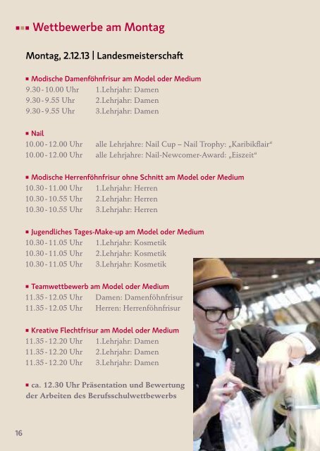 Das komplette Rahmenprogramm der hair & style ... - Messe Stuttgart