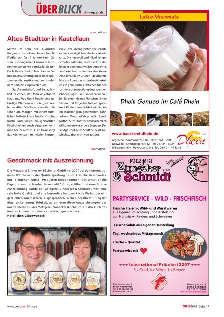 EINBLICK db-magazin.de - Durchblick