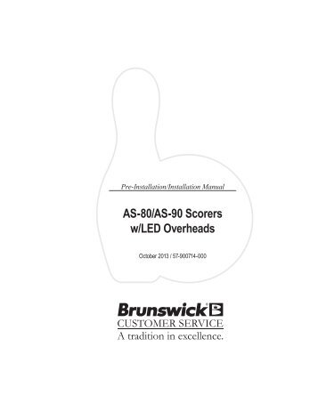 Download Brunswick Pinsetter Manual A20 Download Brunswick Pinsetter Manual A20