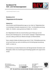 E-18 - Tätigkeitsbericht Eichstellen - BEV