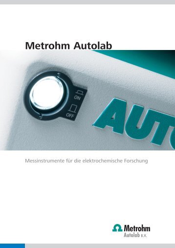 Autolab-Prospekt - Metrohm
