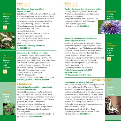 PDF Natur erleben 2014 - Metropole Ruhr