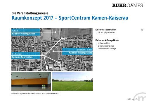 "Ruhr Games" Planungs- und Durchführungskonzept - Metropole Ruhr