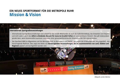 "Ruhr Games" Planungs- und Durchführungskonzept - Metropole Ruhr