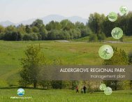 ALDERGROVE REGIONAL PARK management ... - Metro Vancouver