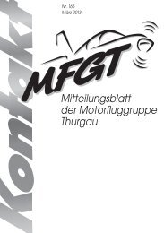 Mitteilungsblatt der Motorfluggruppe Thurgau
