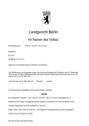 Urteil des Landgerichtes Berlin - MfS