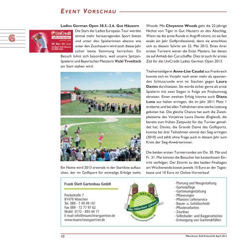 Muenchener_Golf_Zeitschrift_2013_April - Münchener Golf Club eV
