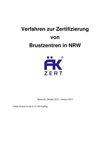 Anforderungskatalog-Brustzentren - mgepa nrw