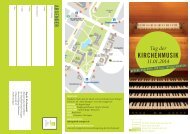 flyer - Staatliche Hochschule fÃ¼r Musik und Darstellende Kunst ...