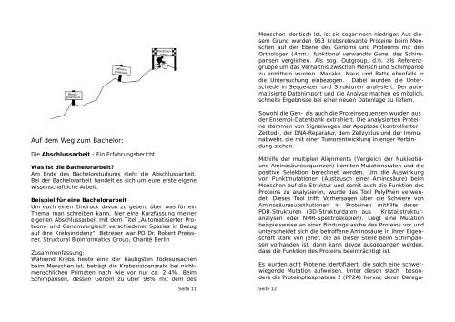 Ersti-Broschüre 2011/12 - Fachbereich Mathematik und Informatik