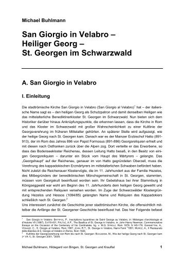 San Giorgio in Velabro – Heiliger Georg - michael-buhlmann.de