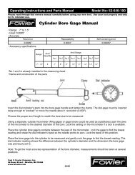 1.4 to 6 inch Dial Bore Gage Instructions - Micro-Machine-Shop.com