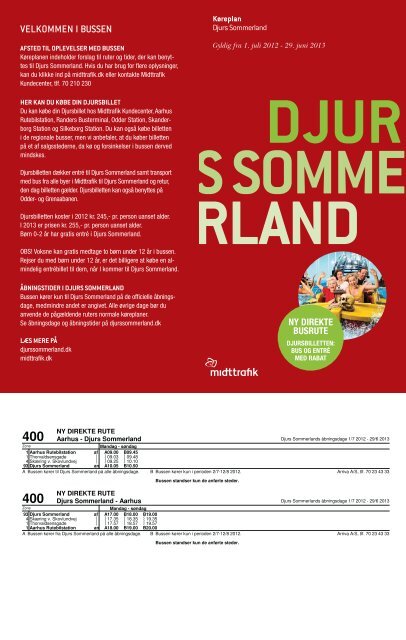 Djurs Sommerland - Midttrafik