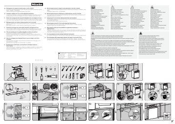 de - Montageplan für integrierte Geschirrspüler mit 45 cm ... - Miele