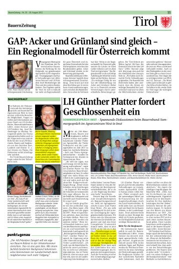 Bauernzeitung - MIEMING TRANSPARENT