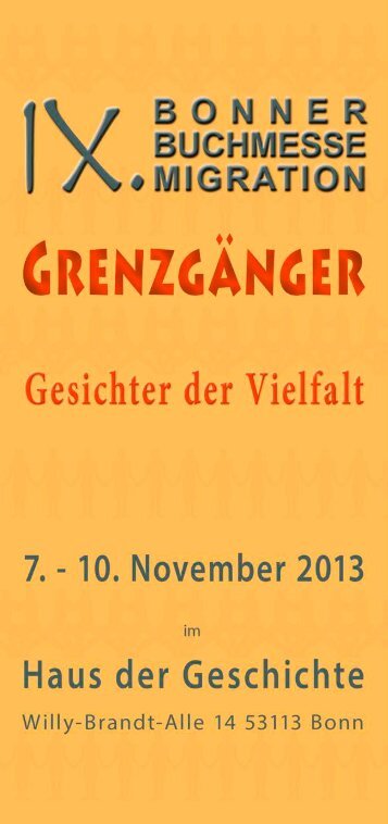 das Programm der 9. BBM vom 7. bis 10. November ... - MIGRApolis