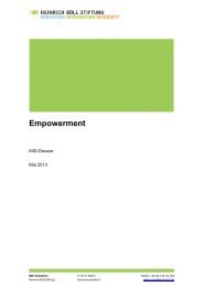 Dossier Empowerment - Migration - Integration - Diversity