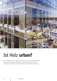 Stadtästhetik: Ist Holz urban? - Mikado
