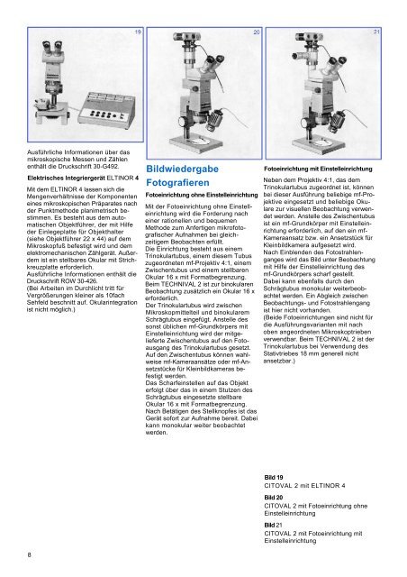 Stereomikroskop "Technival 2 / Citoval 2" - Optik-Online