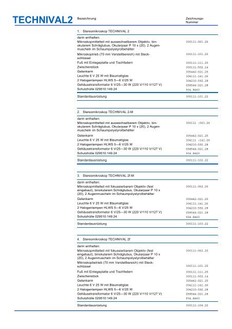 Stereomikroskop "Technival 2 / Citoval 2" - Optik-Online