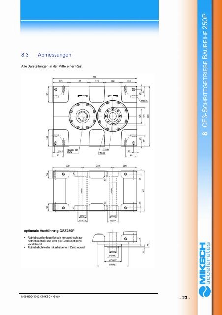 CF3-Schrittgetriebe - Miksch GmbH