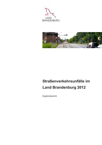 Unfallbericht 2012.pdf - Ministerium für Infrastruktur und Landwirtschaft