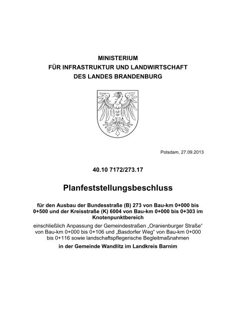 PF_B273_K6004.pdf - Ministerium für Infrastruktur und Landwirtschaft