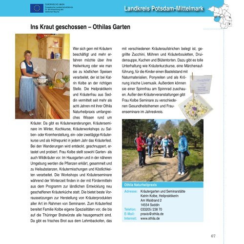 Jahrbuch_2014.pdf - Ministerium für Infrastruktur und Landwirtschaft
