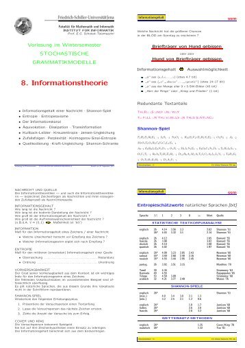 08 - Fakultät für Mathematik und Informatik