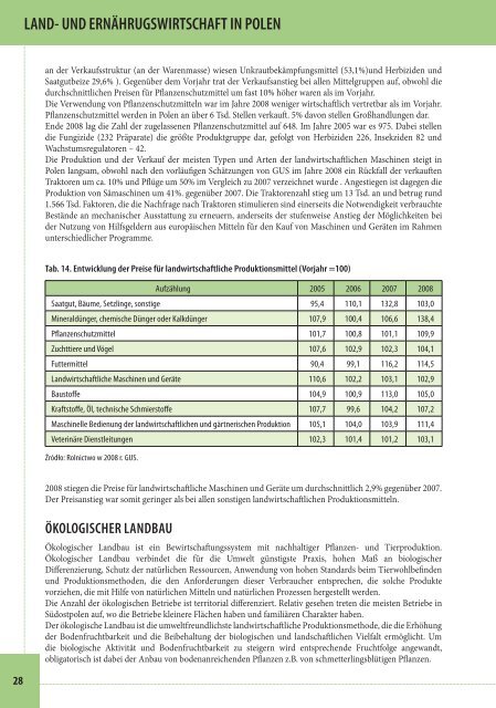 Land- und Ernährugswirtschaft in Polen - Ministerstwo Rolnictwa i ...