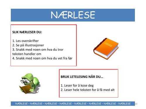 Lese- og læringsstrategier i Tinn Kommune - Minskole.no