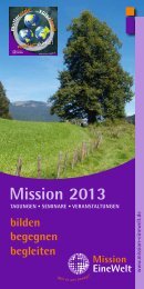 Mission 2013 - Mission Einewelt