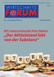 Stimmen des Mittelstandes - Mittelstands- und ...