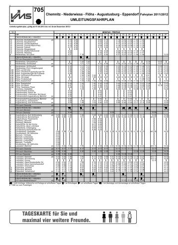 Linie 705 - Mittelschule Flöha-Plaue