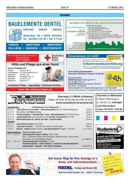 Amtsblatt - Stadt Mittweida