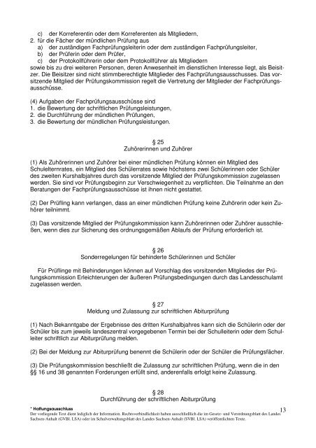 Verordnung über die gymnasiale Oberstufe (Oberstufenverordnung ...