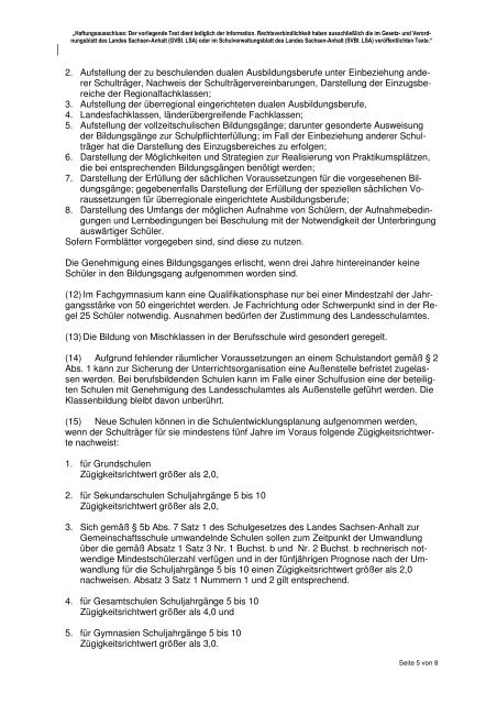 Verordnung zur Schulentwicklungsplanung 2014 (SEPl-VO 2014 ...