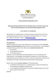 Tourismusinfrastrukturprogramm 2014: Ausschreibung (PDF, 160 KB)