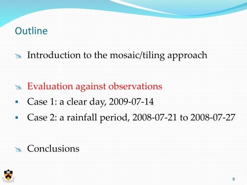 Development and evaluation of a mosaic/tiling approach in ... - MMM